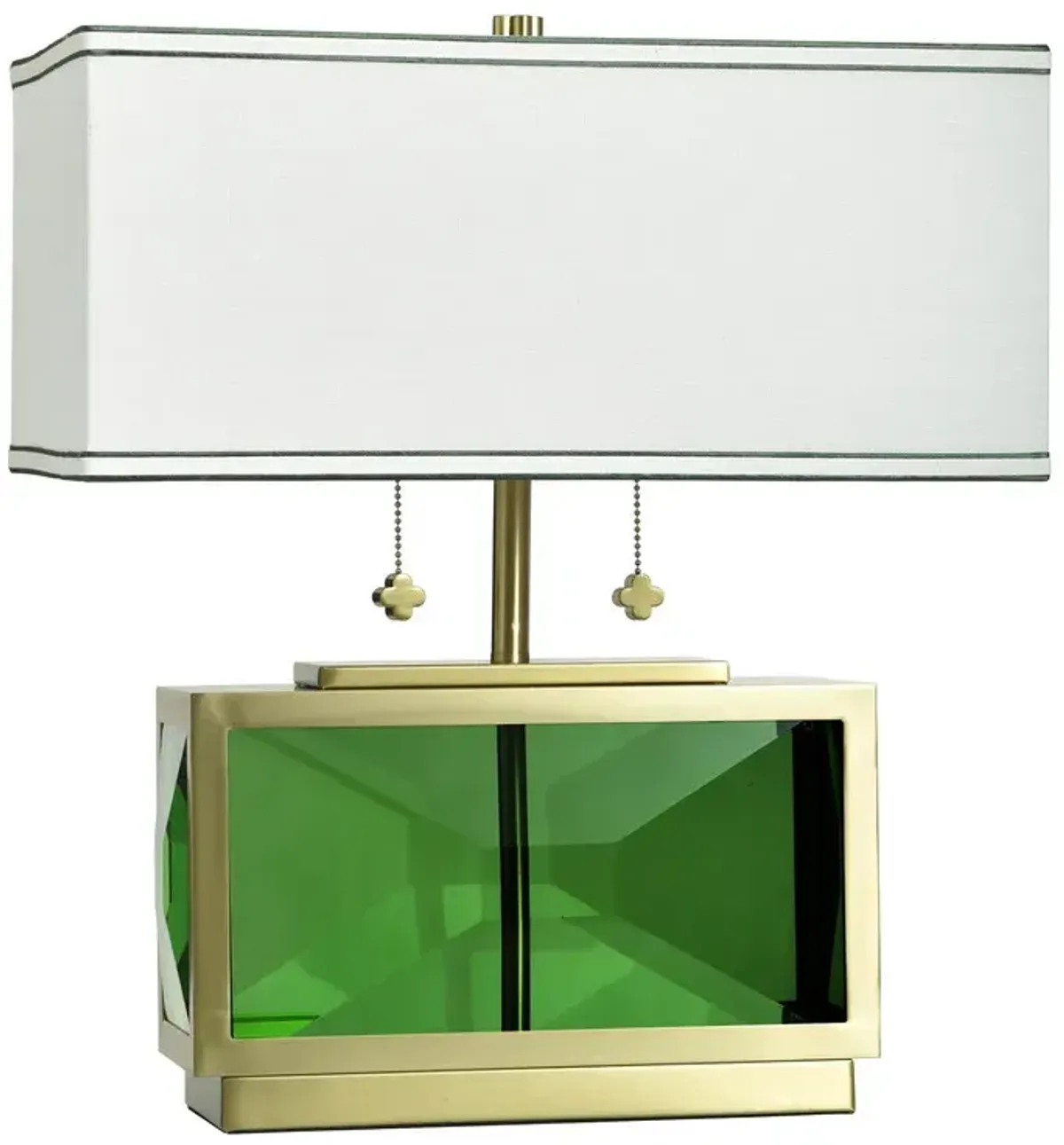 Emerald Serenade Table Lamp
