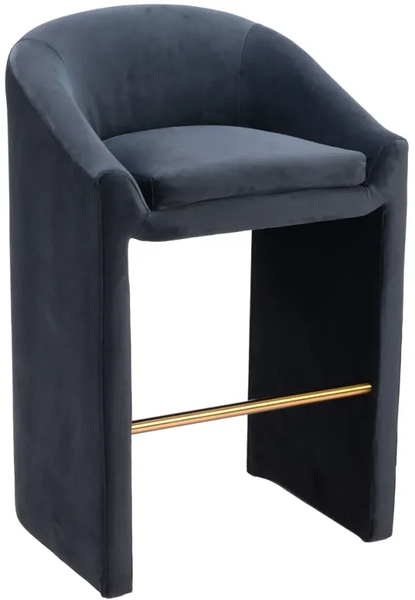 Emas Barstool Midnight Gray
