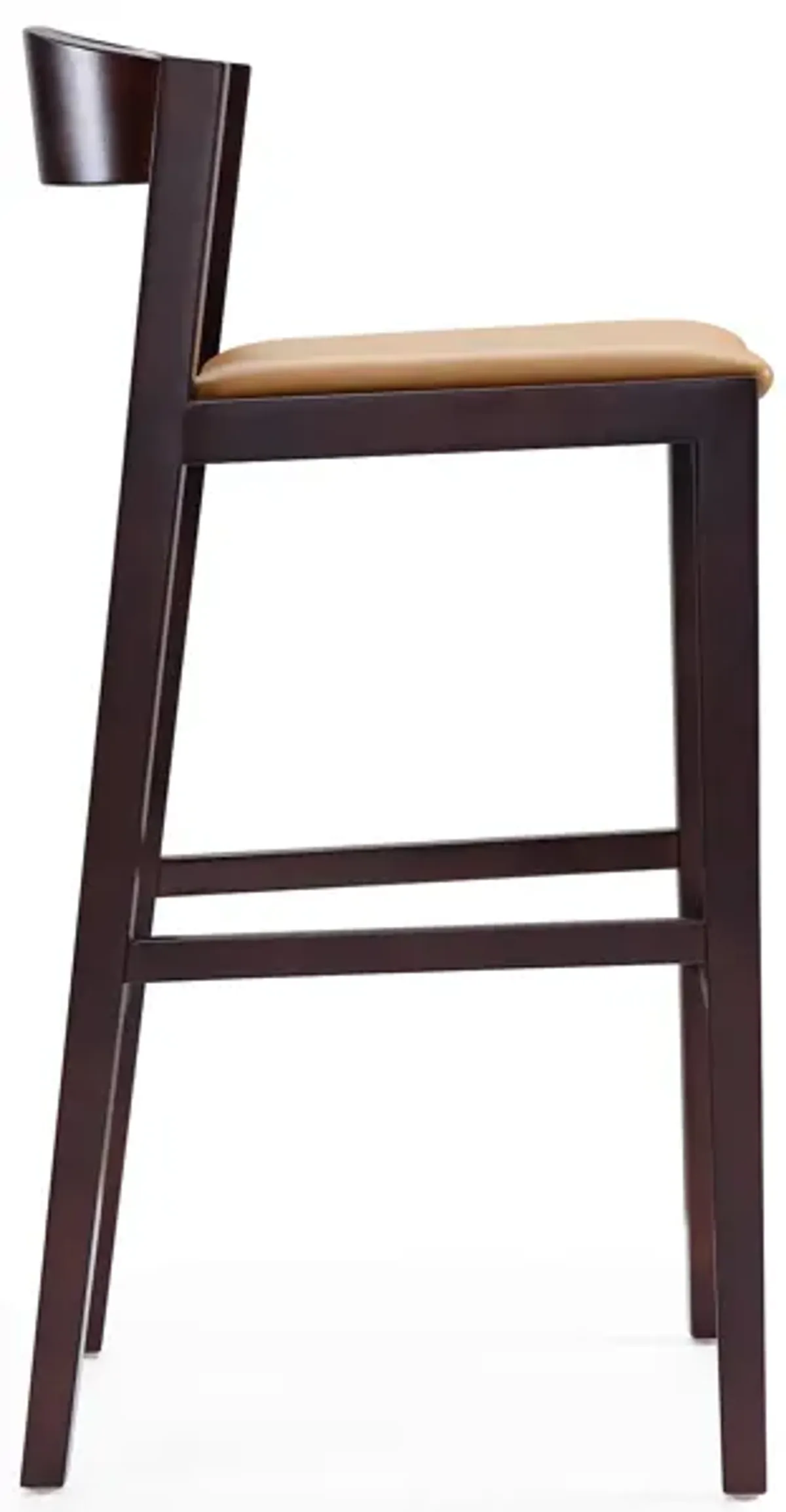Klismos Tan Bar Stools (Set of 2)