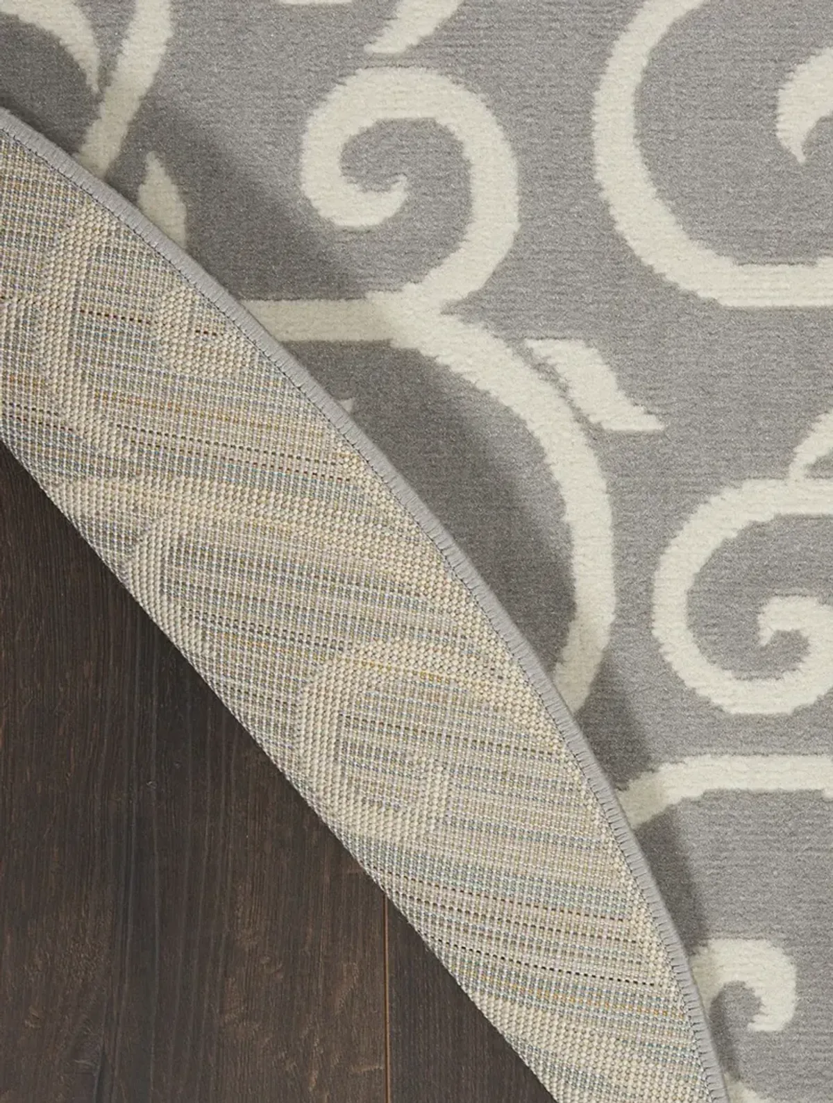 Grafix GRF19 Gray 8'6" x 12' Rug