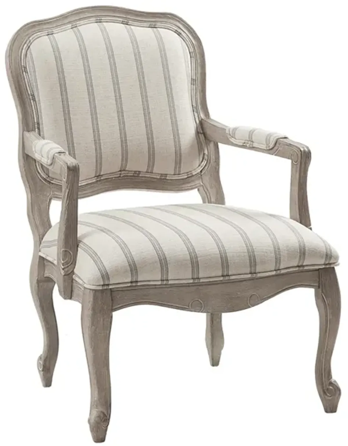 Gracie Mills Arnold Regal Elegance Camel Back Exposed Wood Chair