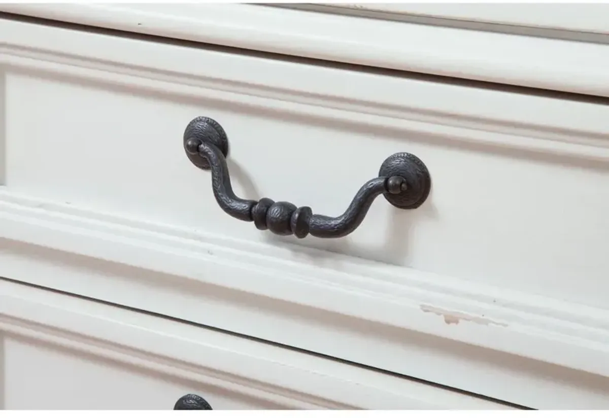 American Woodcrafters Stonebrook Dresser - Distressed Antique White