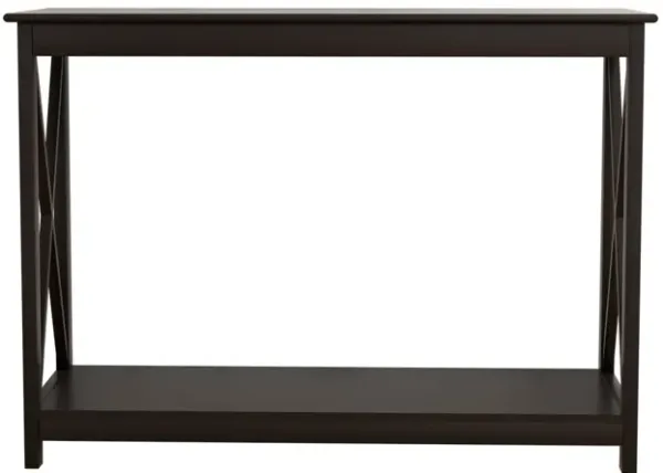 Oxford Coffee Table 2-Tier for Living Room Modern Coffee Table,X Design Accent Cocktail Table