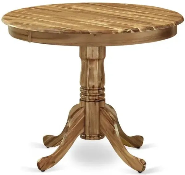 East West Furniture Dining Table Natural, ANT-ANA-TP