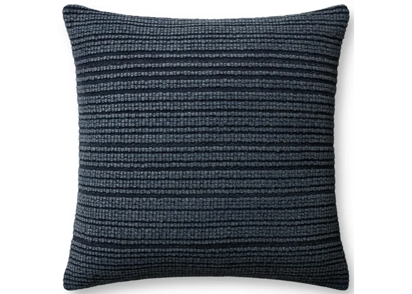 Irene PMH0052 Navy 22''x22'' Down Pillow by Magnolia Home by Joanna Gaines x Loloi