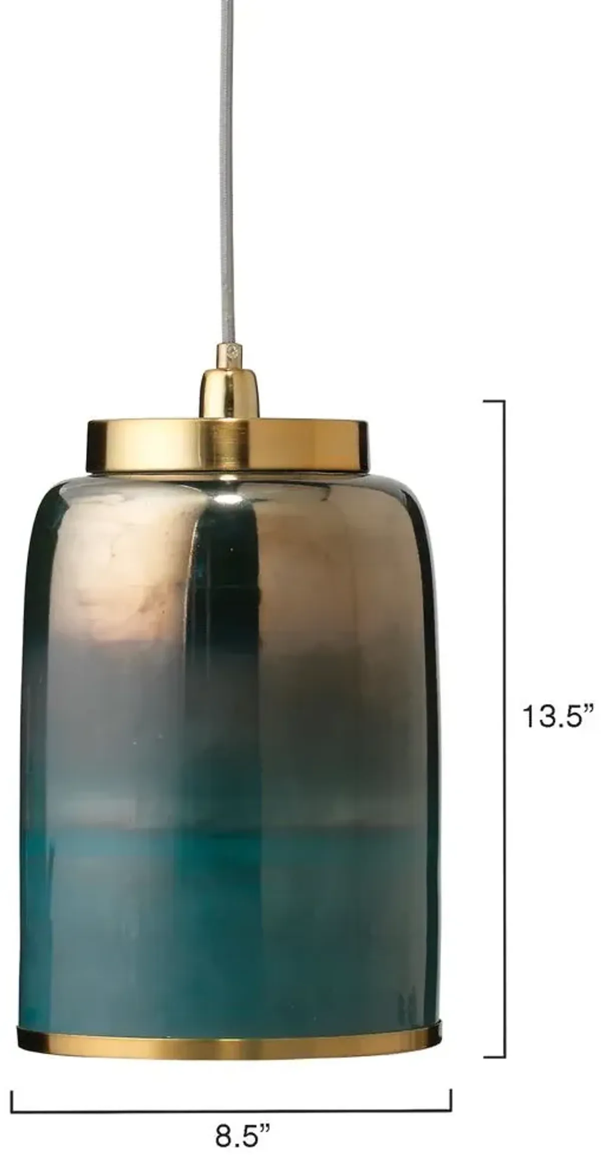 Vapor Metallic 1-Light Pendant