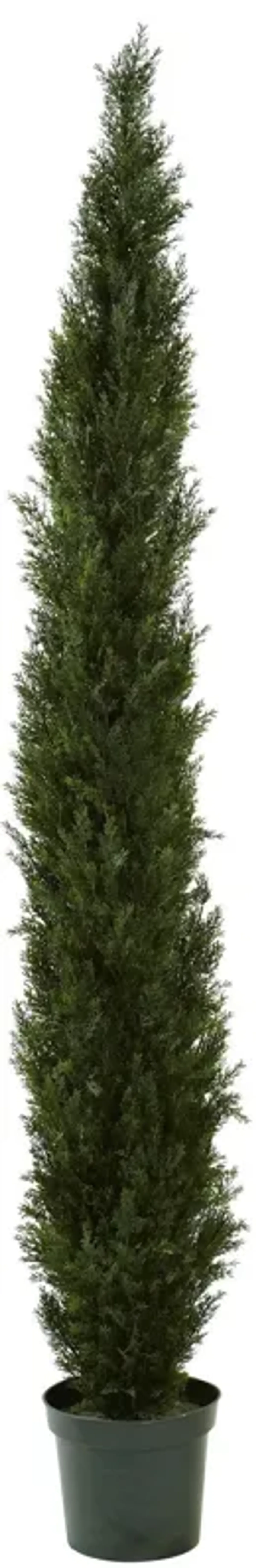 Nearly Natural 8-ft Mini Cedar Pine Tree (Indoor/Outdoor)