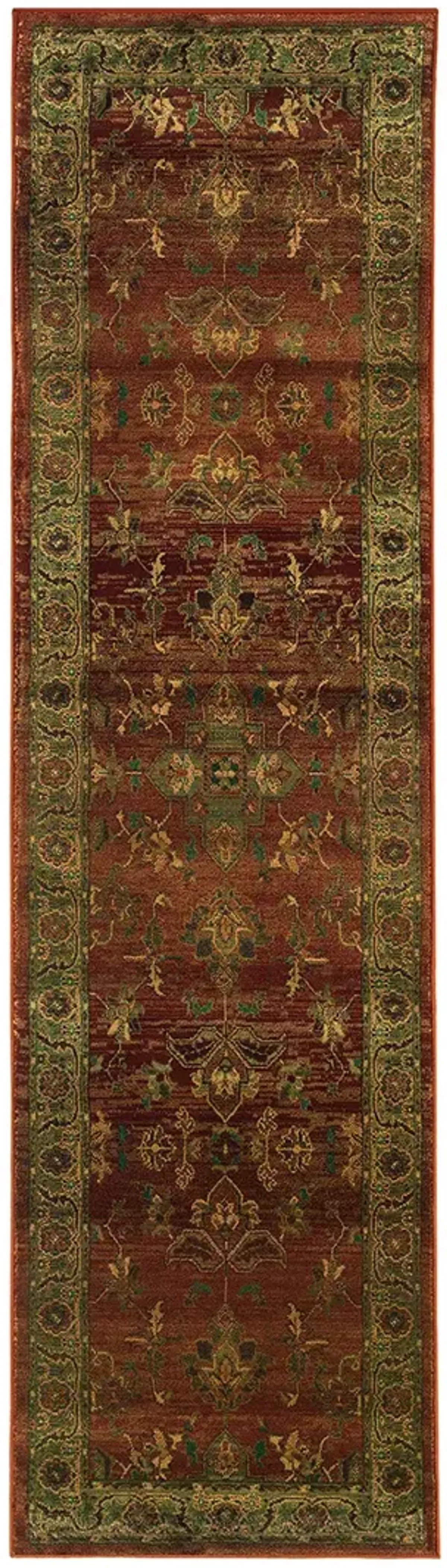 Kharma 2'3" x 7'6" Red Rug