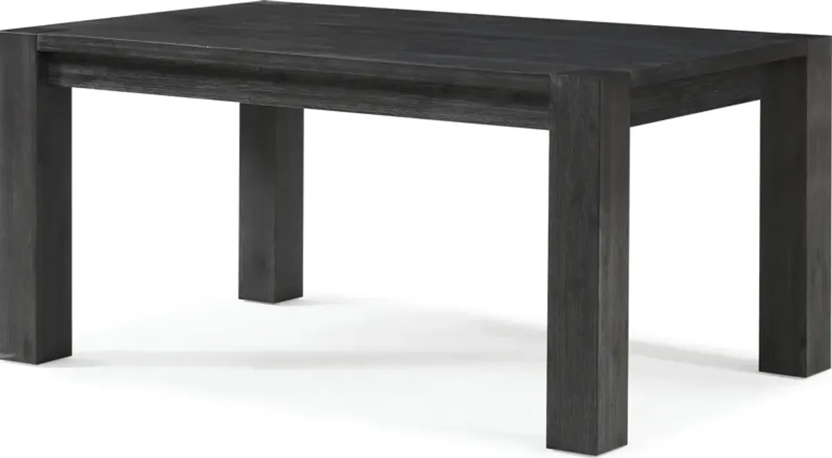 Meadow Solid Wood Rectangle Table in Graphite