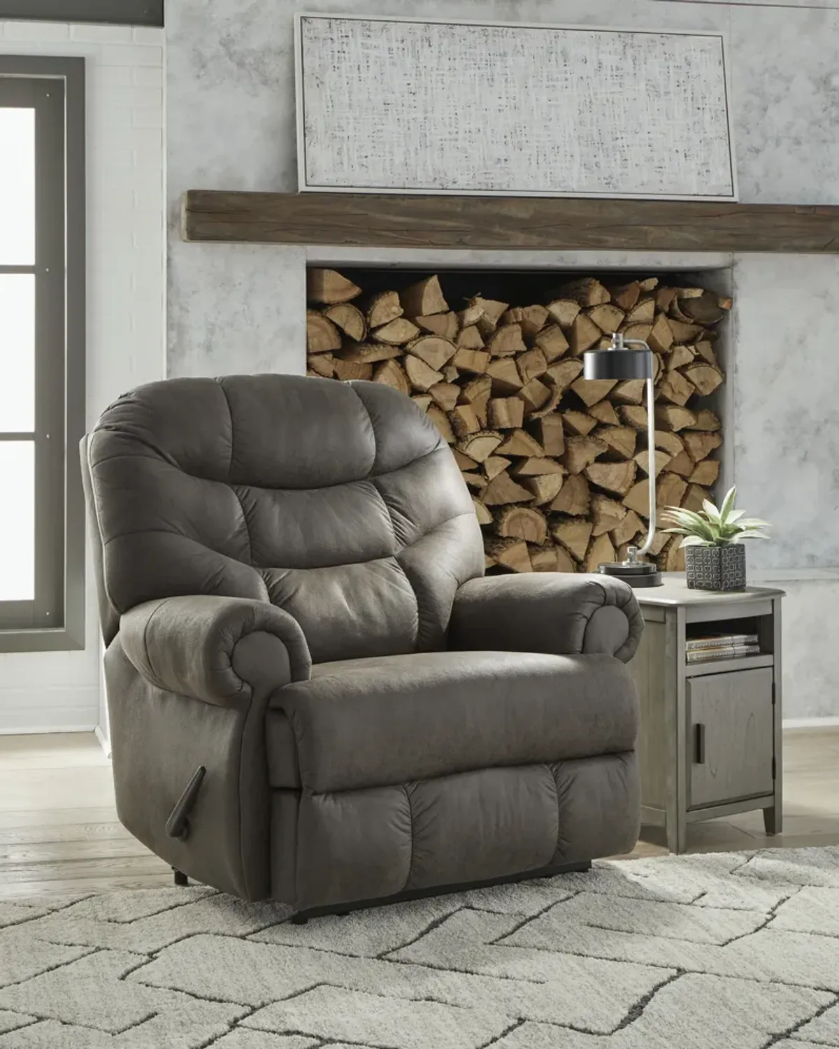 Camera Time Oversized Manual Recliner