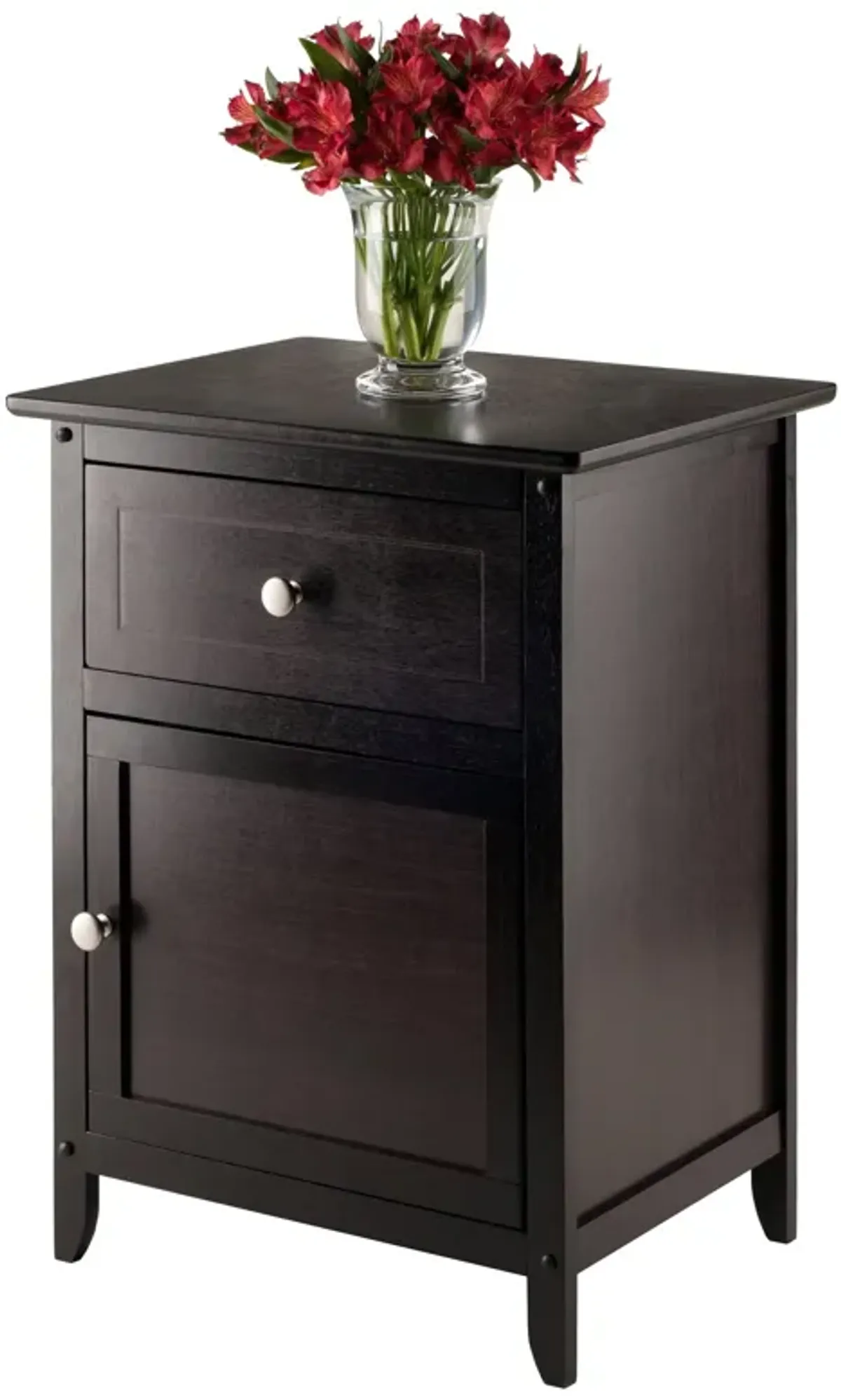 Eugene Accent Table, Nightstand, Espresso