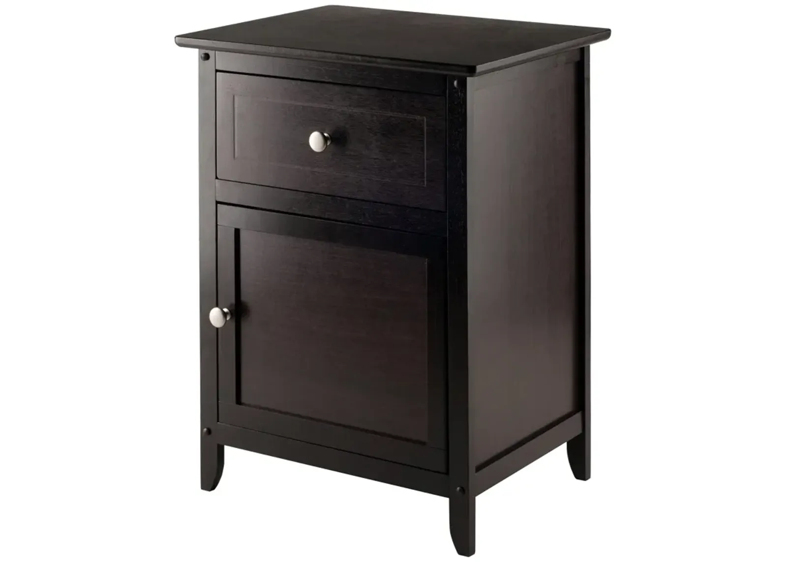 Eugene Accent Table, Nightstand, Espresso