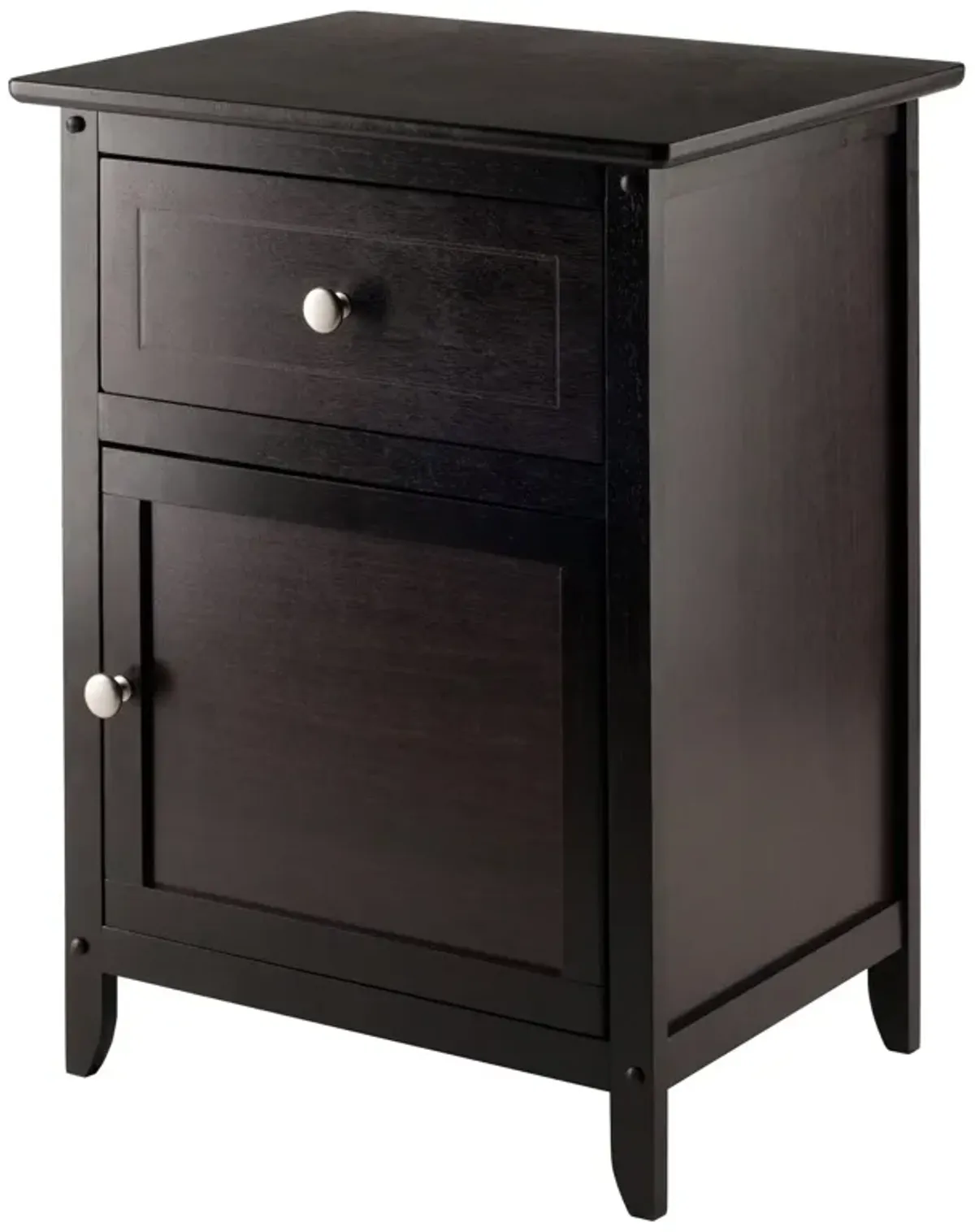 Eugene Accent Table, Nightstand, Espresso