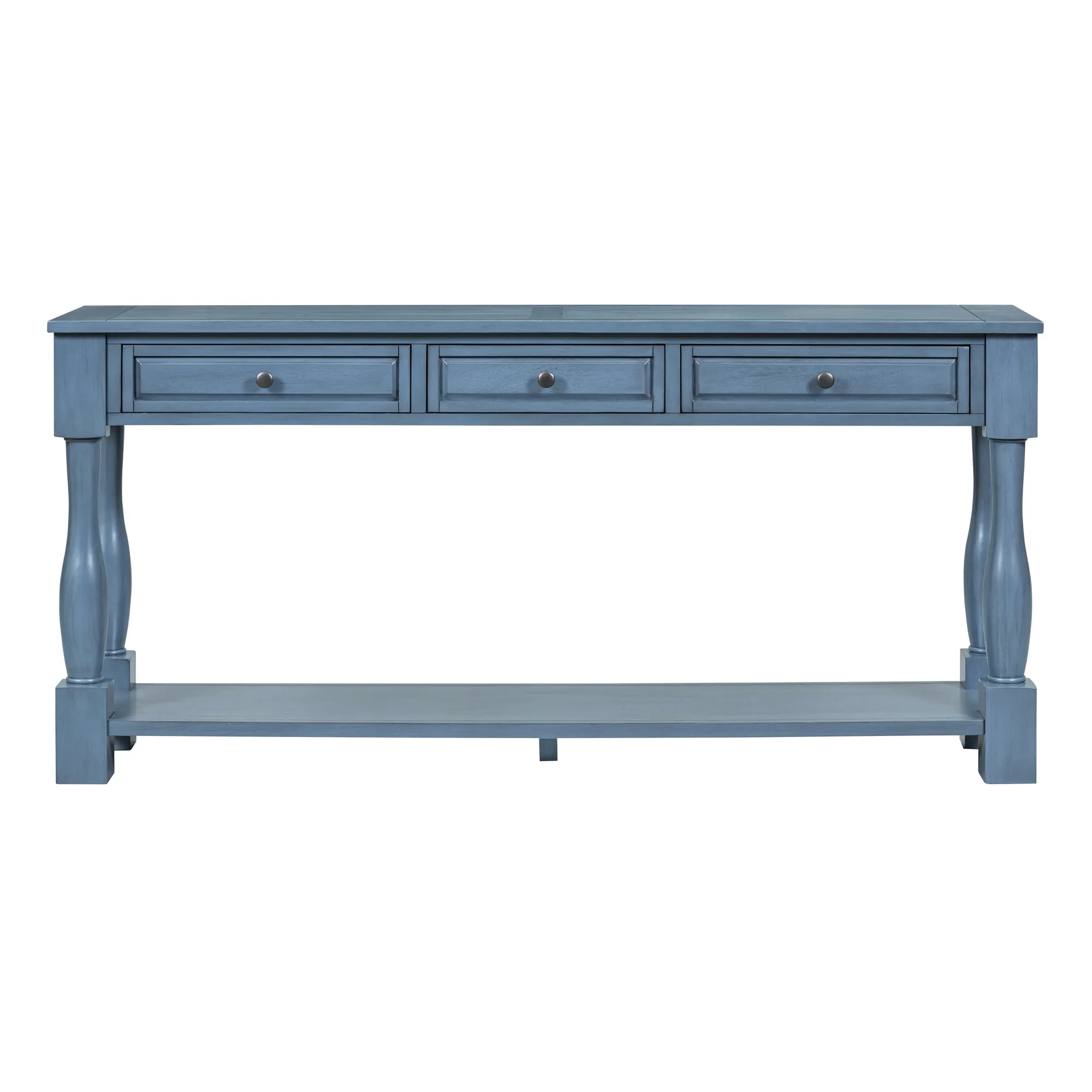 Merax Long Console Table with 3 Drawers