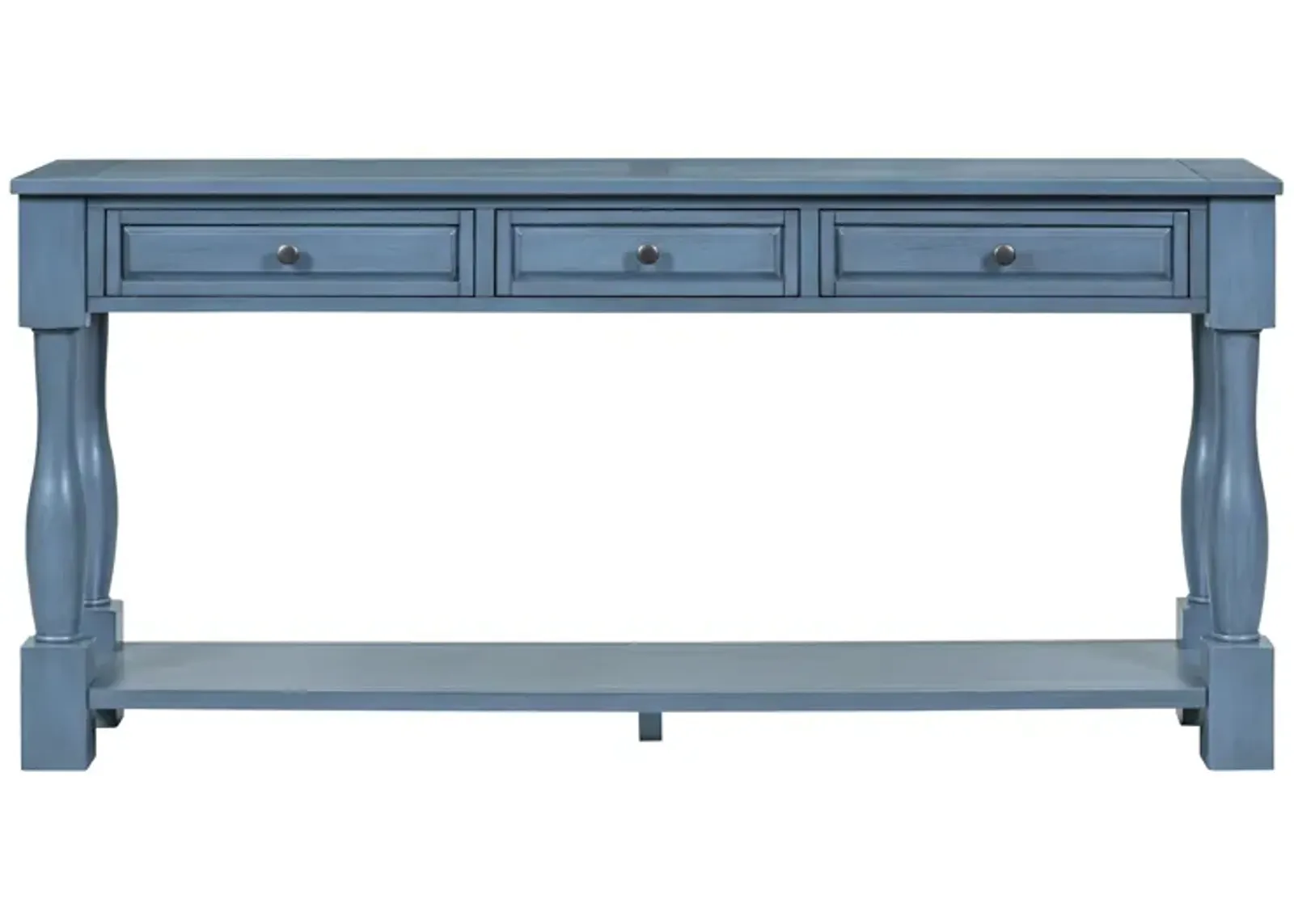 Merax Long Console Table with 3 Drawers