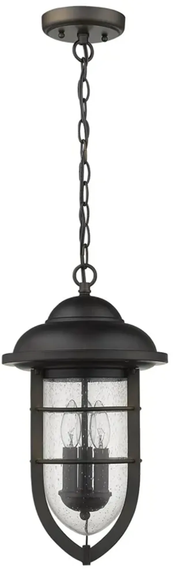 Hivvago Dylan 3-Light Oil-Rubbed Bronze Hanging Lantern