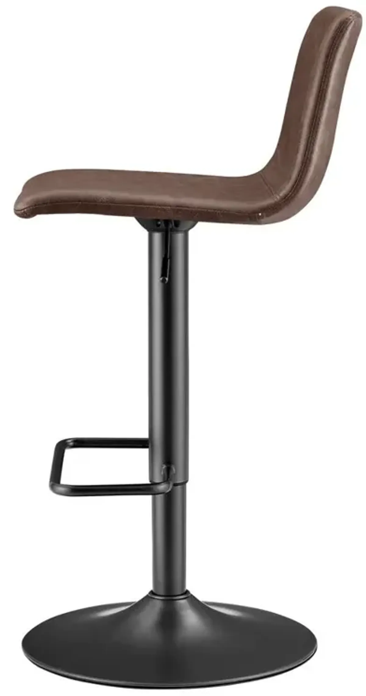 Bruce PU Gaslift Bar Stool, (Set of 2)