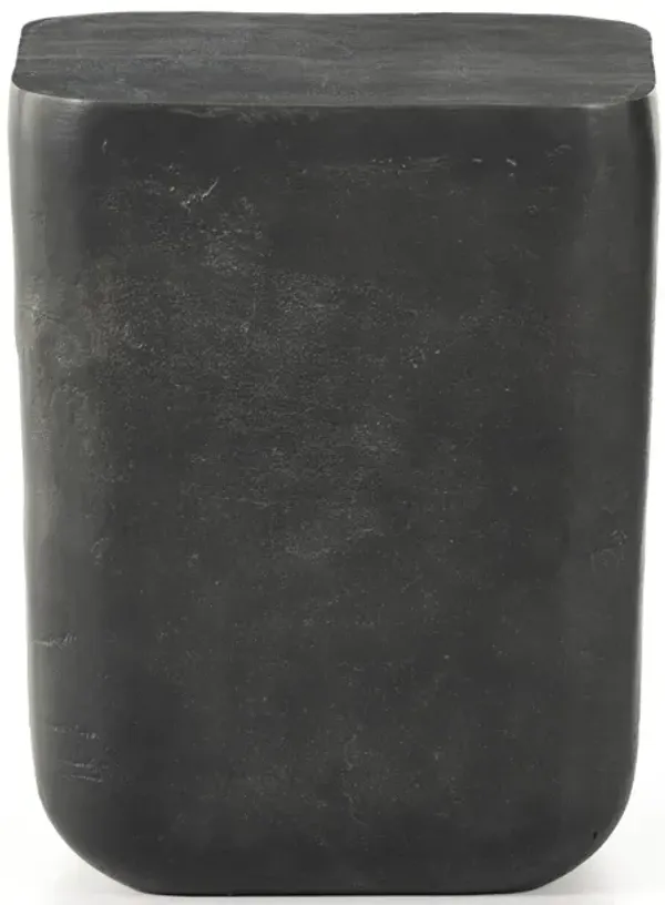 Basil Outdoor Square Drink Table - Aged Grey