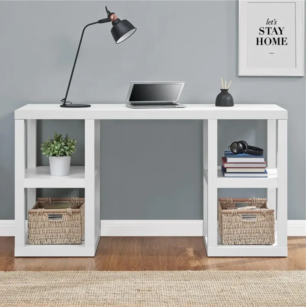 Parsons Double Pedestal Computer Desk