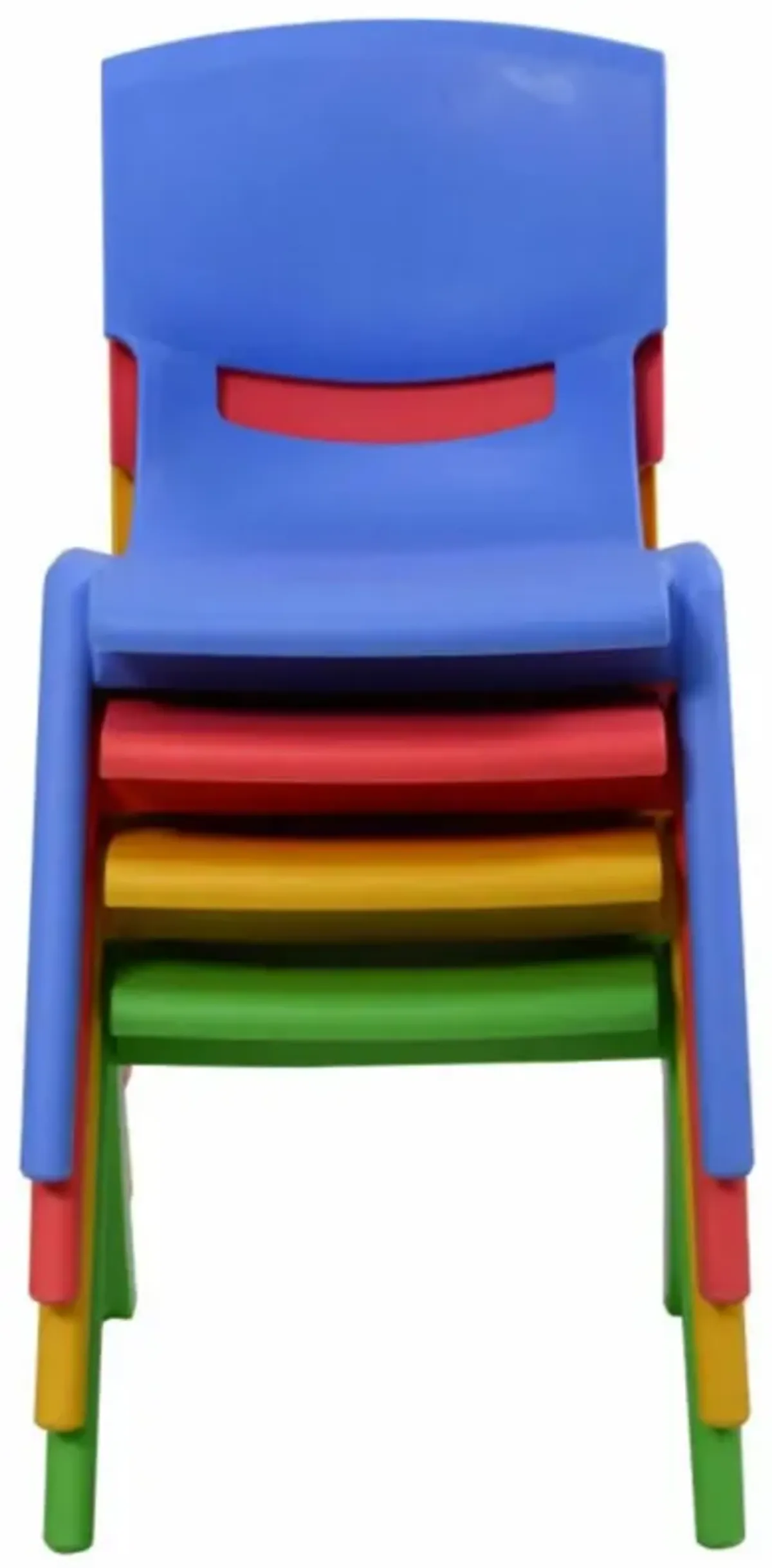 Hivvago 4-pack Colorful Stackable Plastic Children Chairs