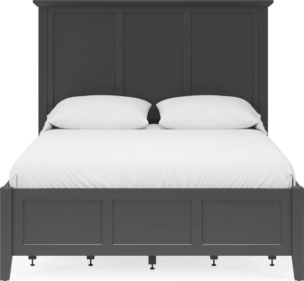 Grace King-size Four Drawer Platform Storage Bed in Raven Black