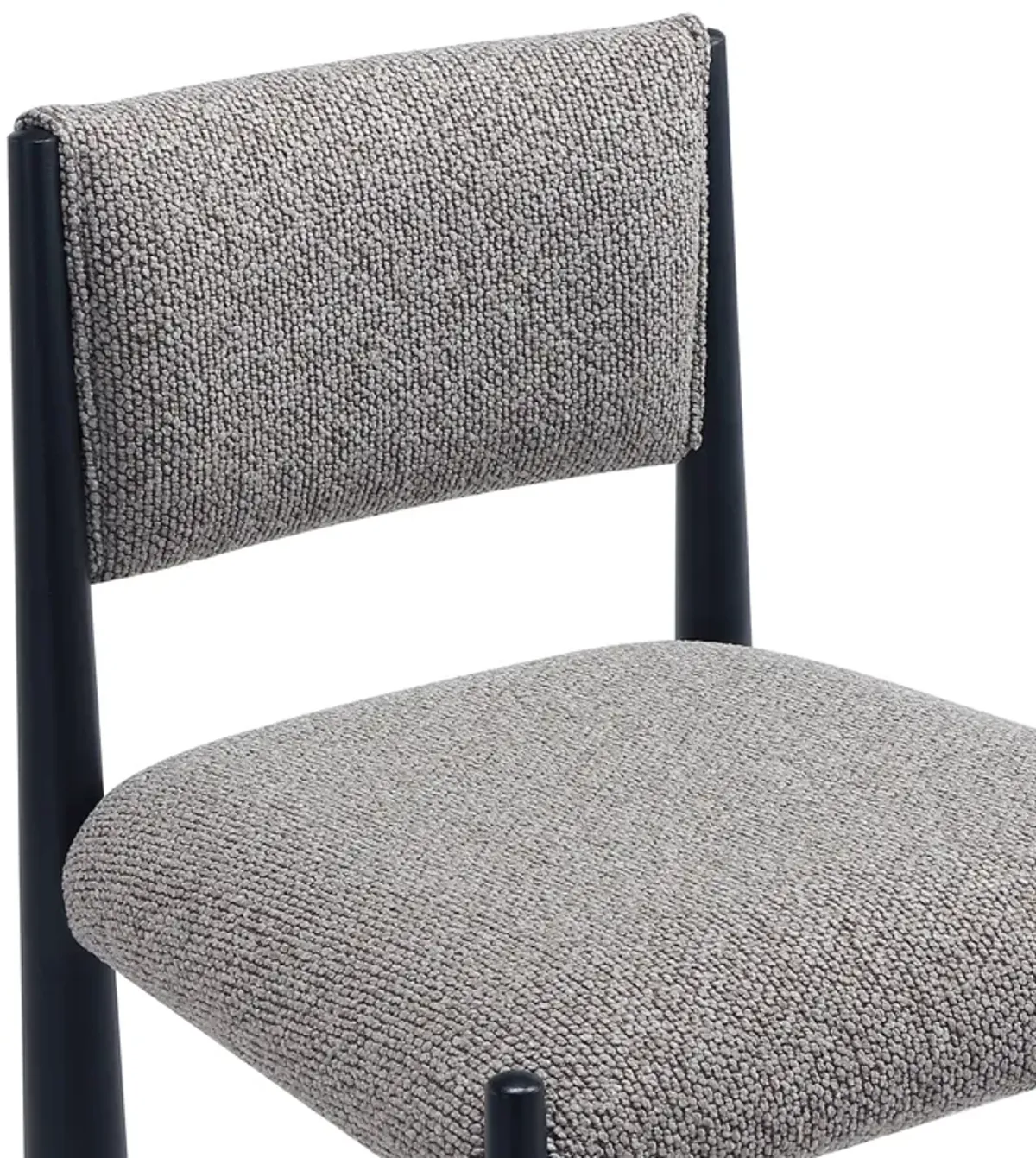Lennor Metal Boucle Counter Stool in Mushroom