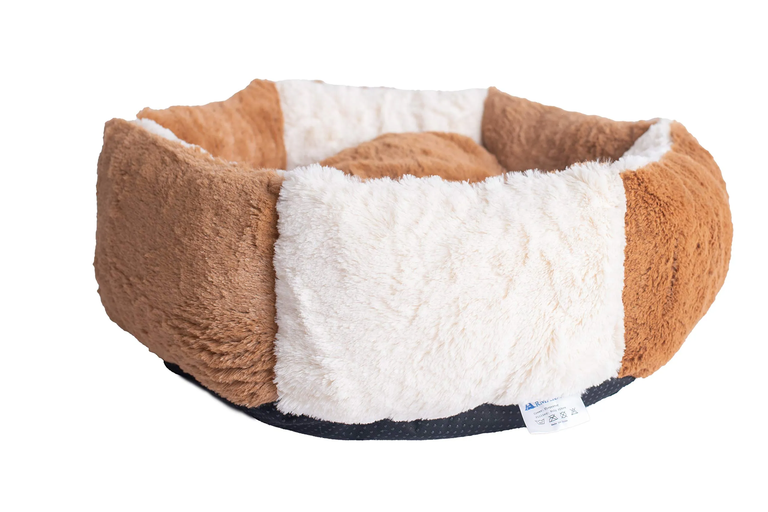 Aeromark Int'l Inc.Armarkat Pet Bed, C02NZS/MB, Brown & Ivory