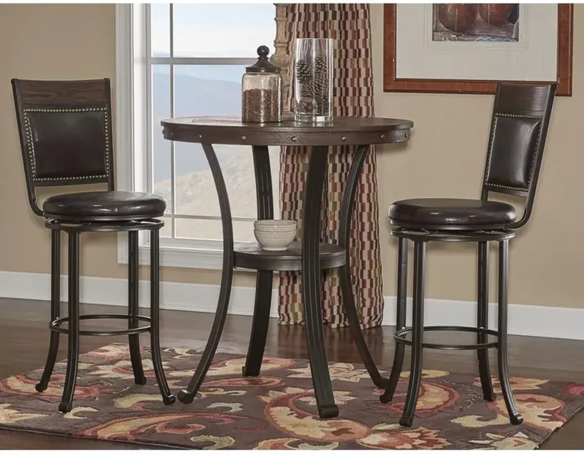 Powell Franklin Pub Table 3 Piece