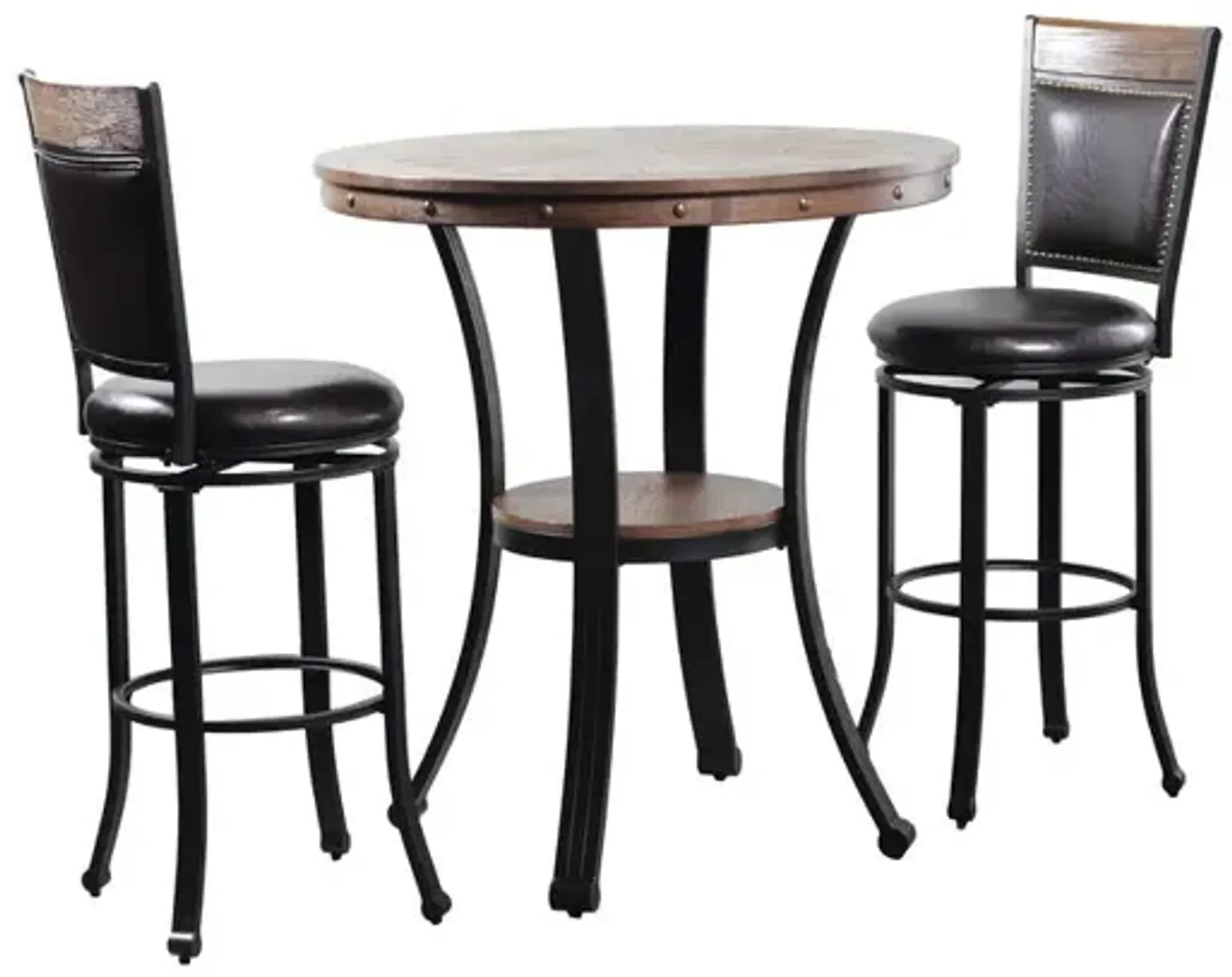 Powell Franklin Pub Table 3 Piece