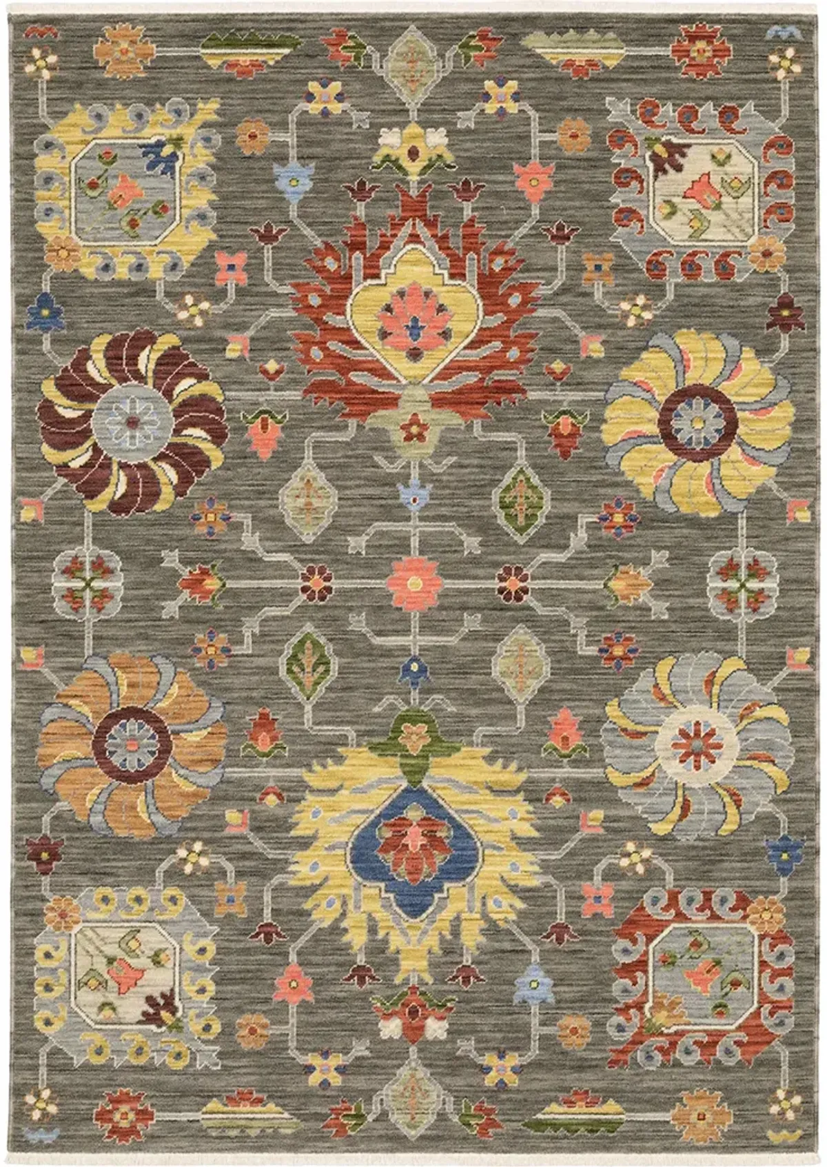 Lucca 3'3" x 5' Grey Rug