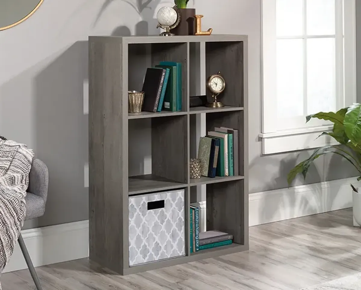 6-Cube Organizer Storage Bookcase, Gray