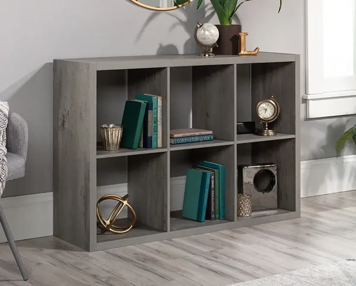 6-Cube Organizer Storage Bookcase, Gray