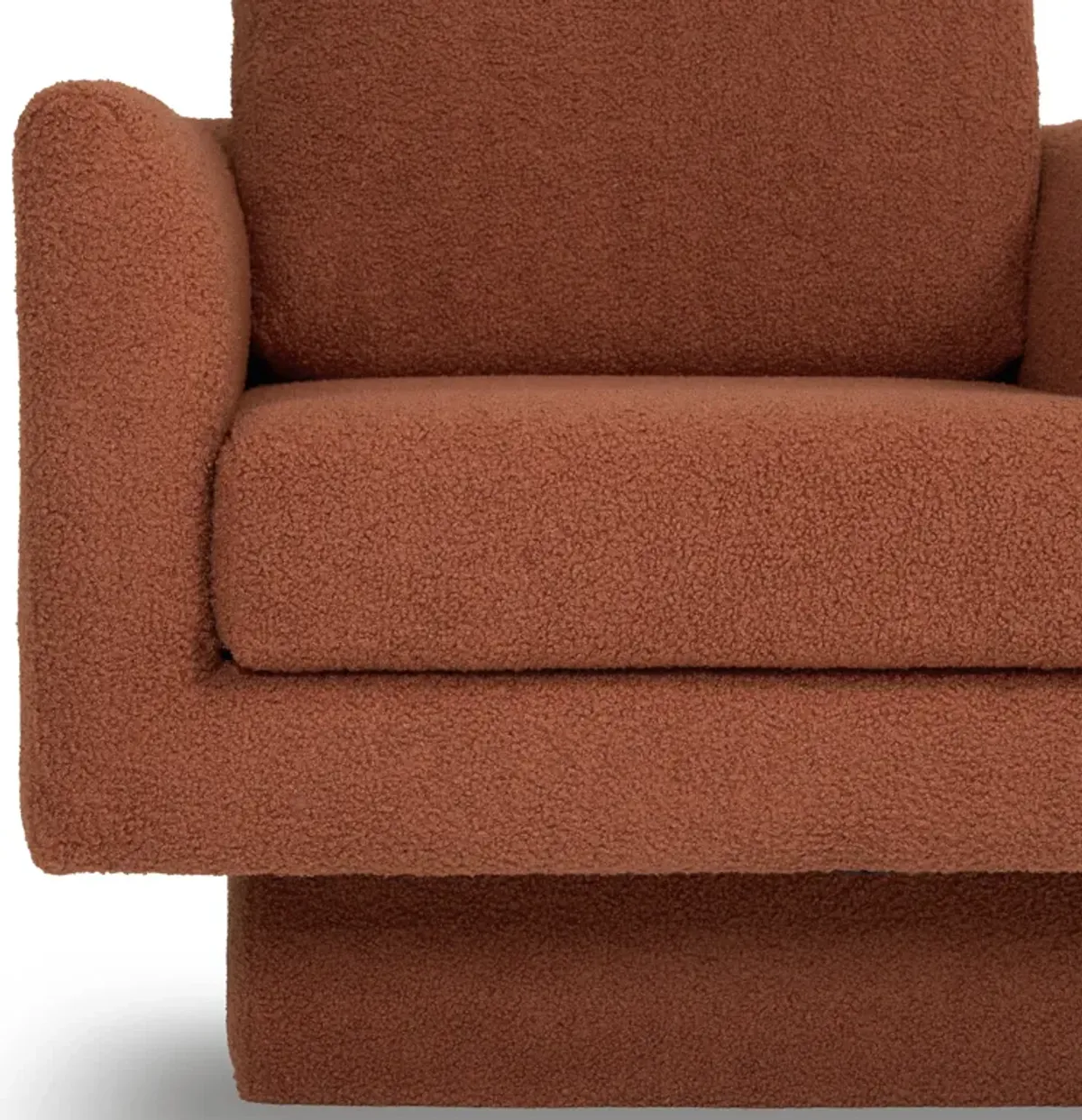 Merax 360 Degree Modern Teddy Swivel Accent Chair