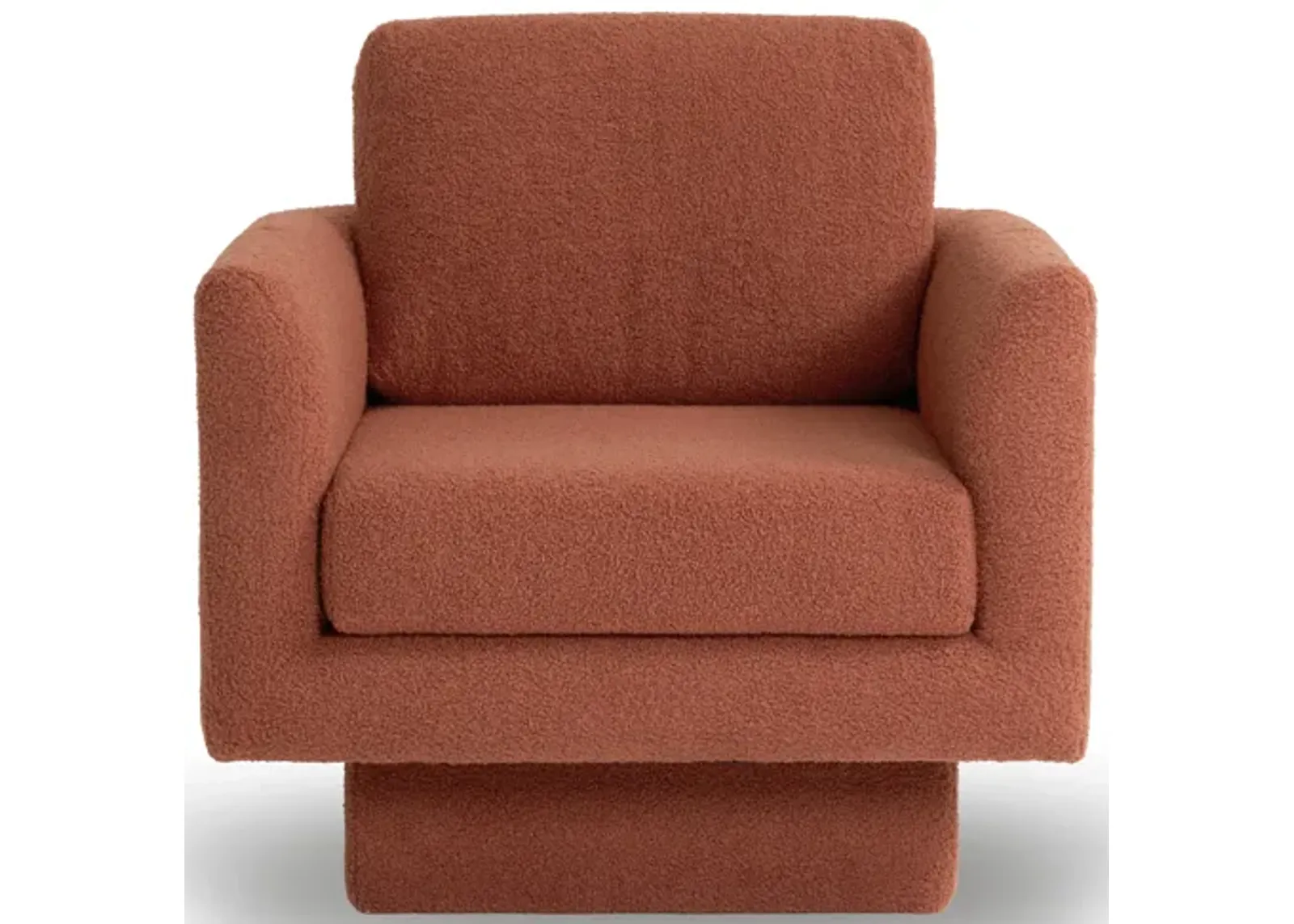 Merax 360 Degree Modern Teddy Swivel Accent Chair