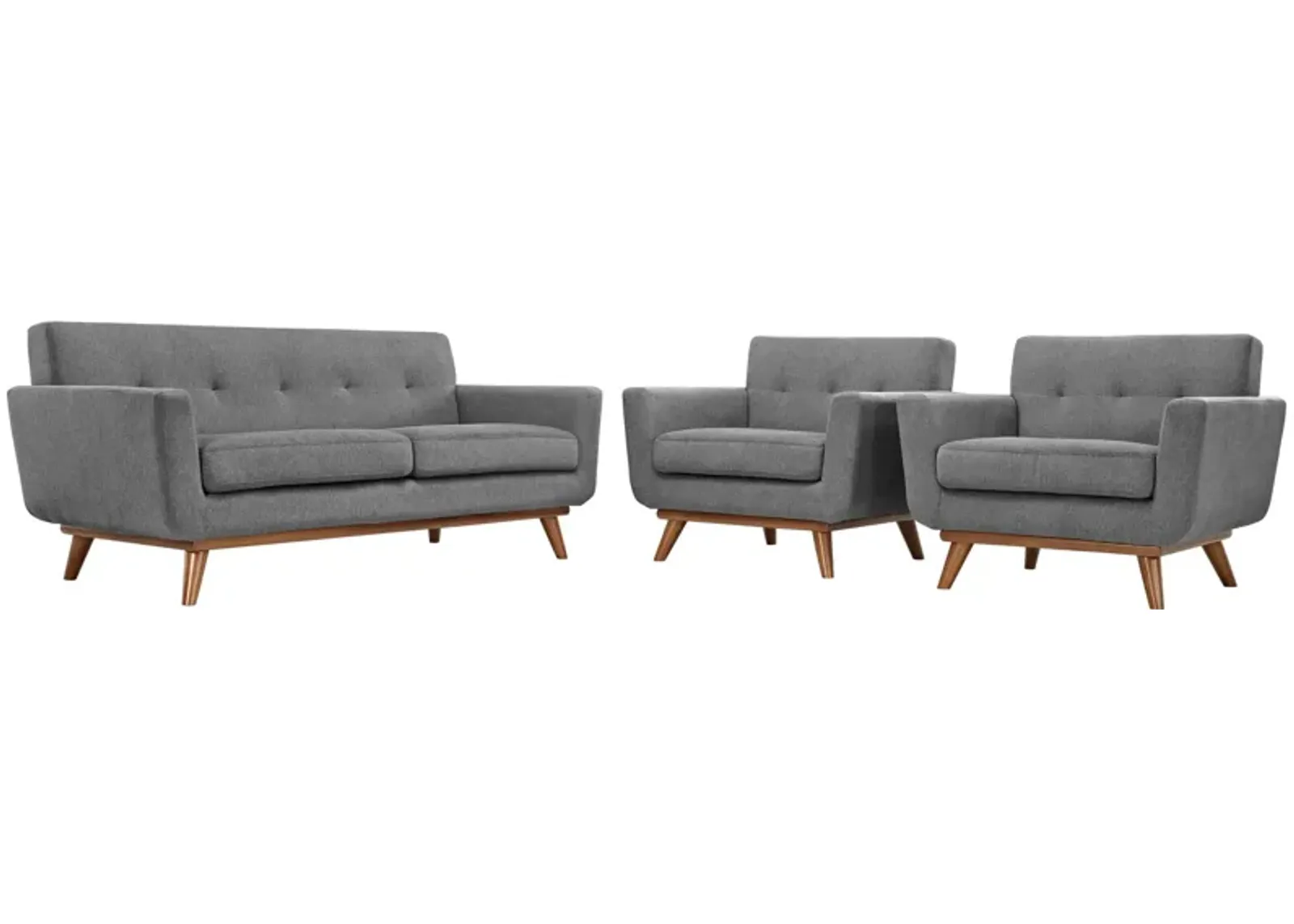 Engage Armchairs and Loveseat Set of 3