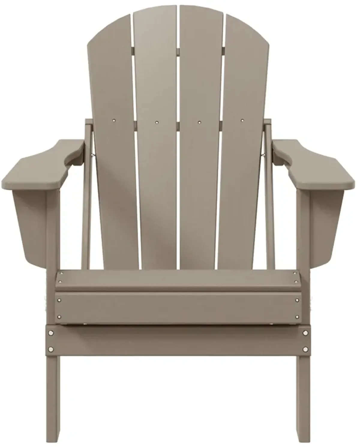 WestinTrends HDPE Outdoor Patio Folding Poly Adirondack Chair
