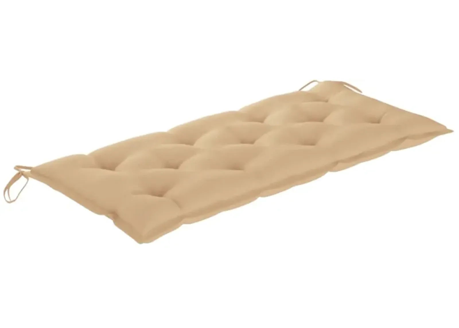 vidaXL Garden Bench Cushion Beige 47.2"x19.7"x 2.8" Fabric