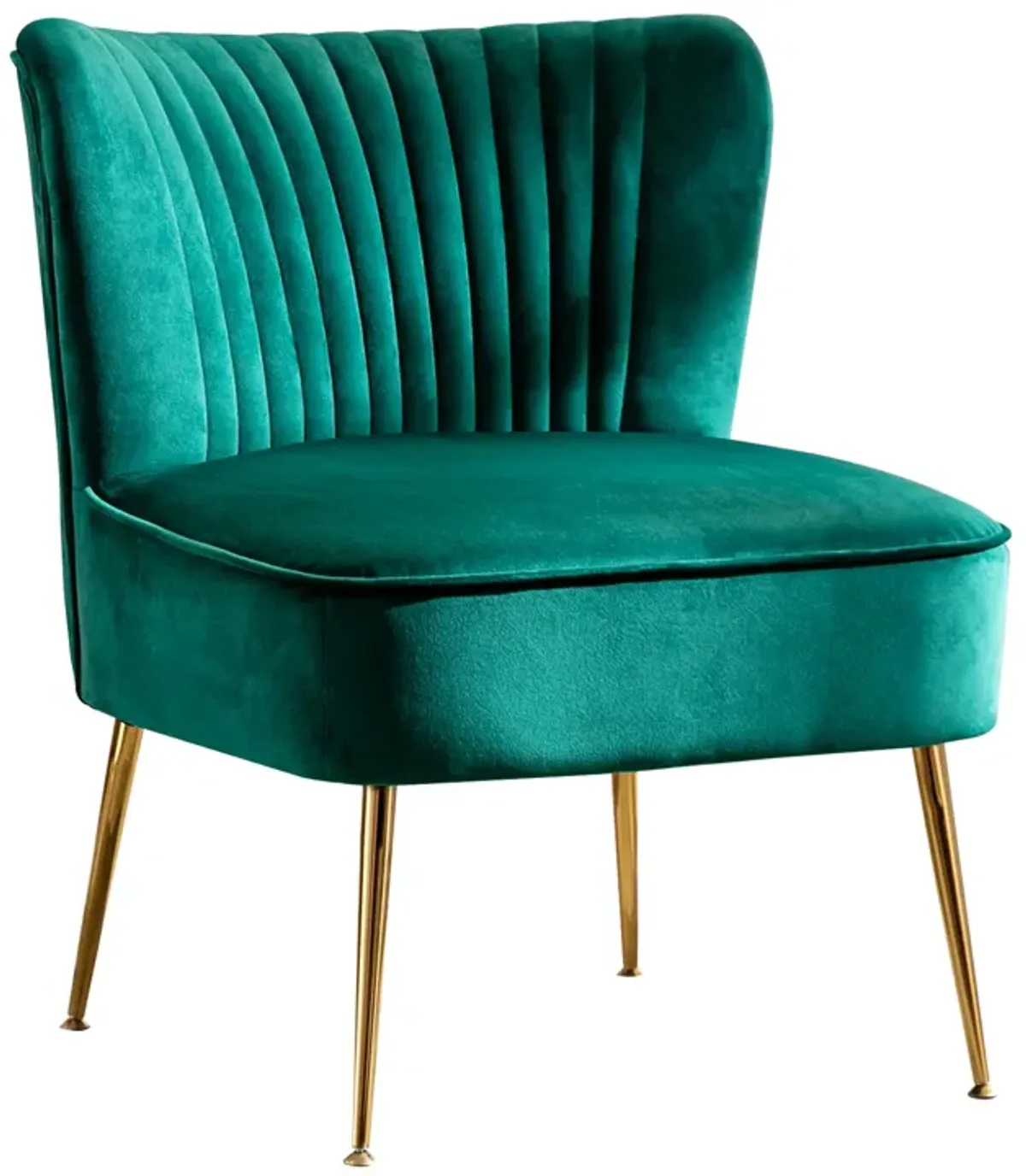 WestinTrends 25" Wide Tufted Velvet Accent Chair