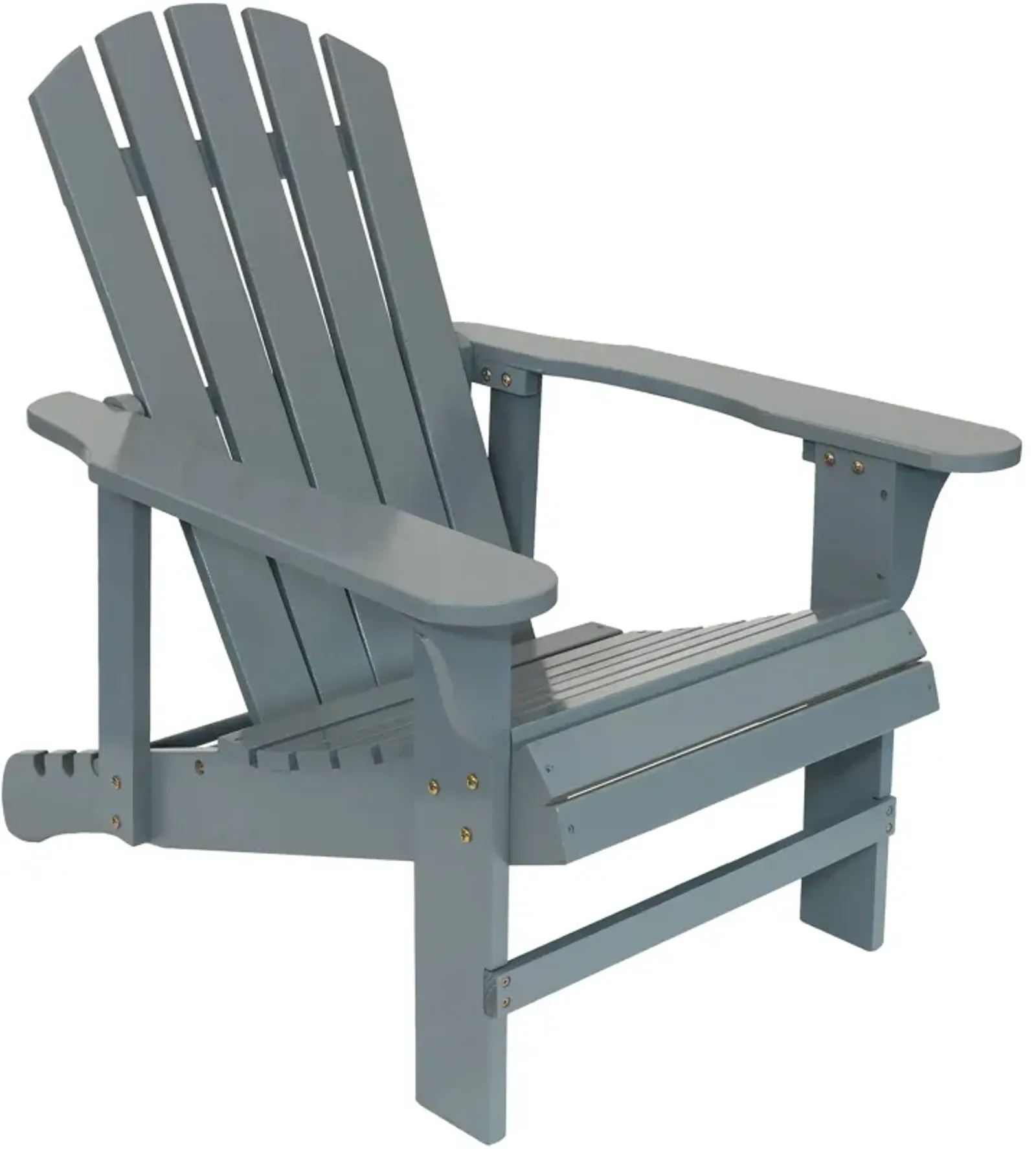 Sunnydaze Fir Wood Adirondack Chair with Adjustable Back