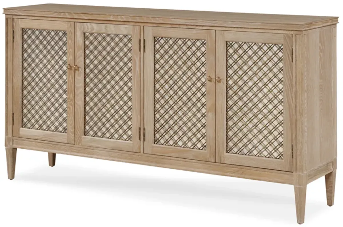 Stocked Mesh Front Sideboard