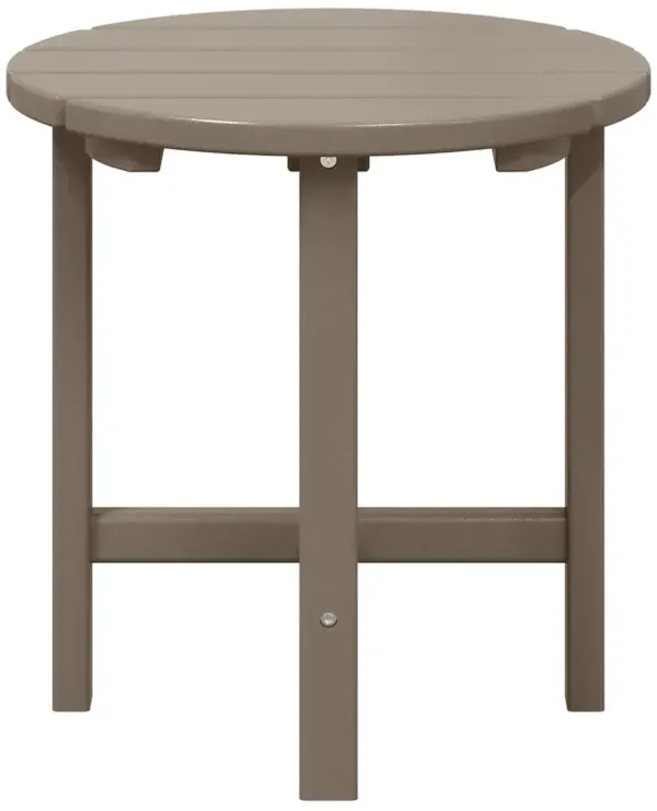 WestinTrends Adirondack Round Outdoor Side Table