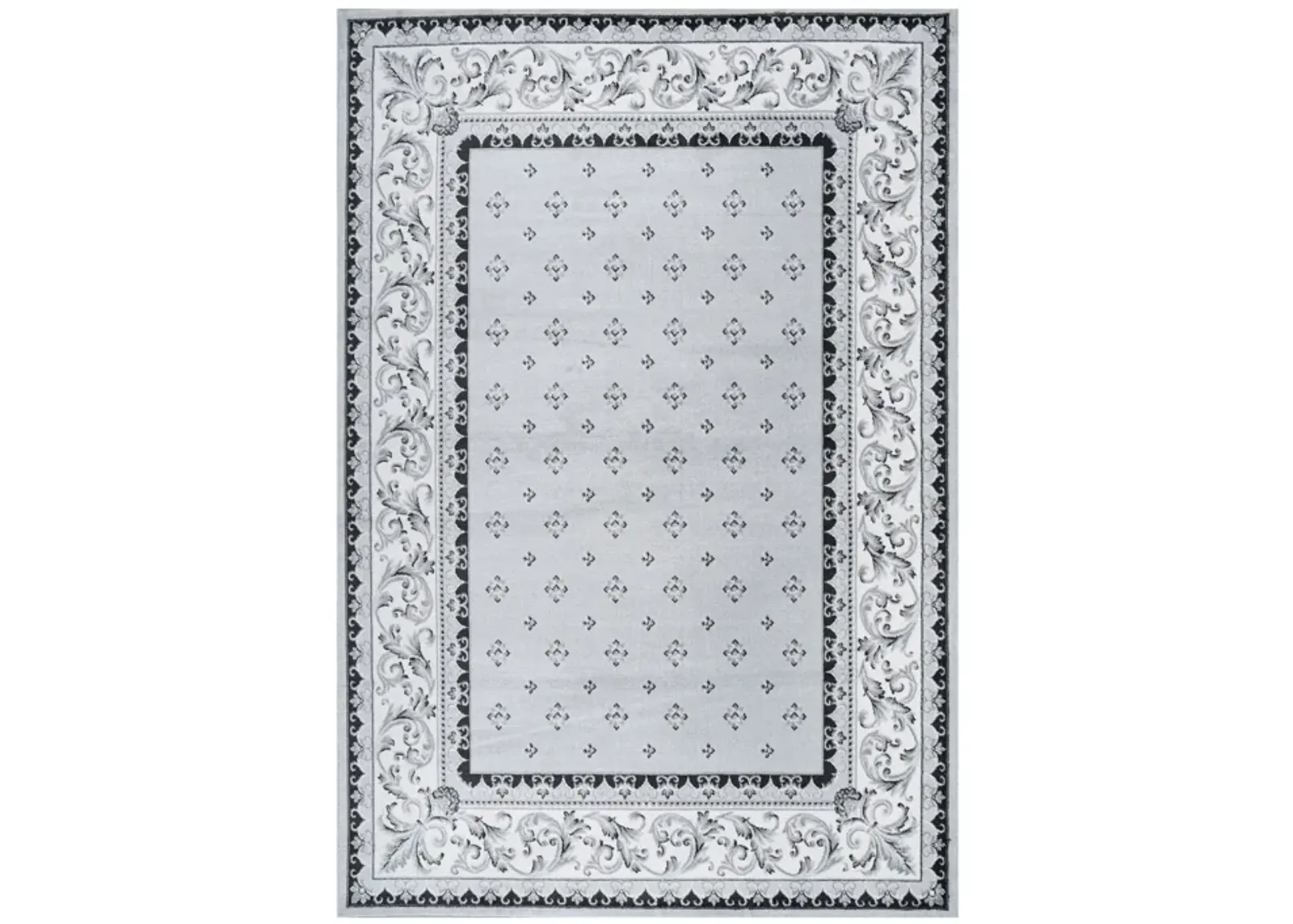 Acanthus French Border Area Rug