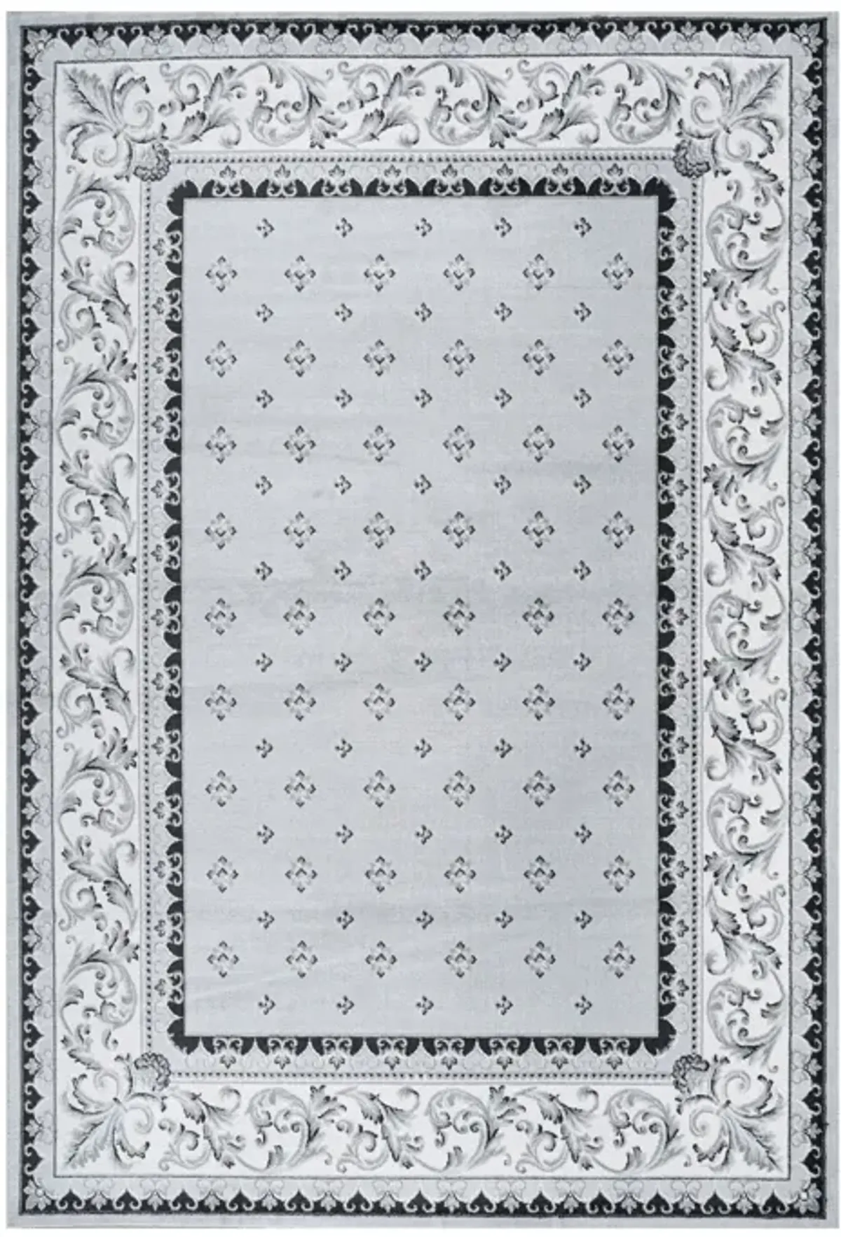 Acanthus French Border Area Rug