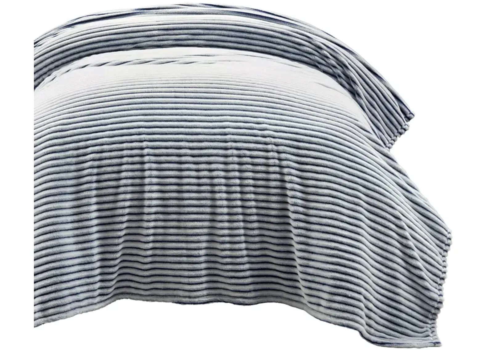 Super Cozy Ultra Soft Ribbed Faux Fur Bedspread/Blanket Single