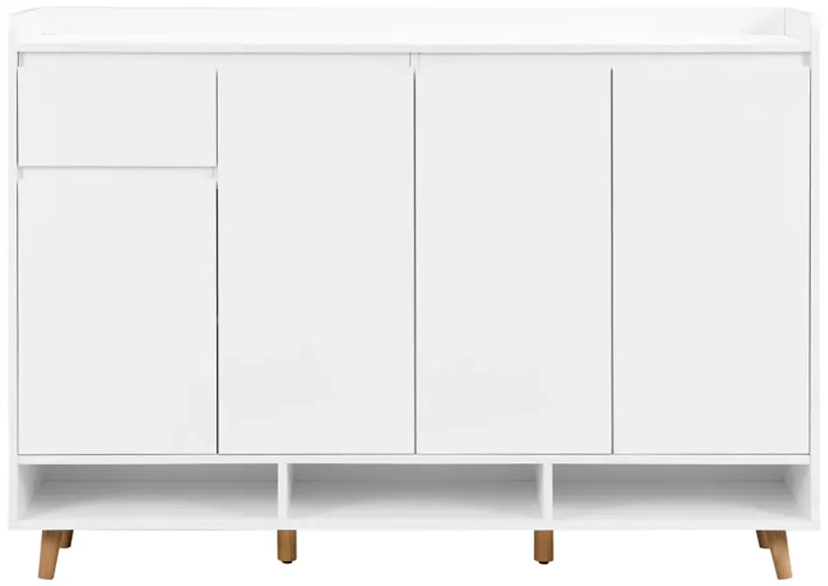 Contemporary Shoe Cabinet with Adjustable Shelves