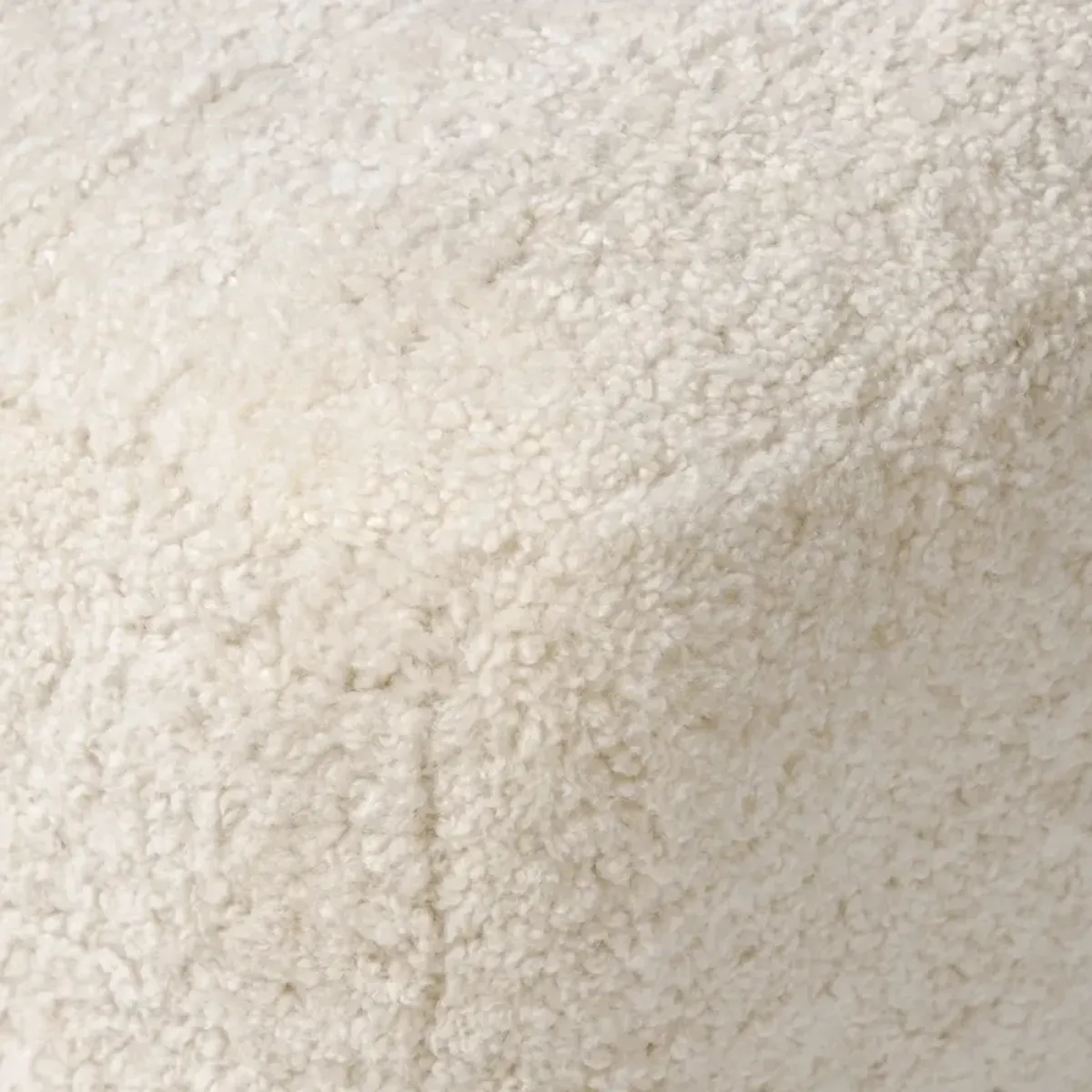 Oslo Beige Shearling Ottoman