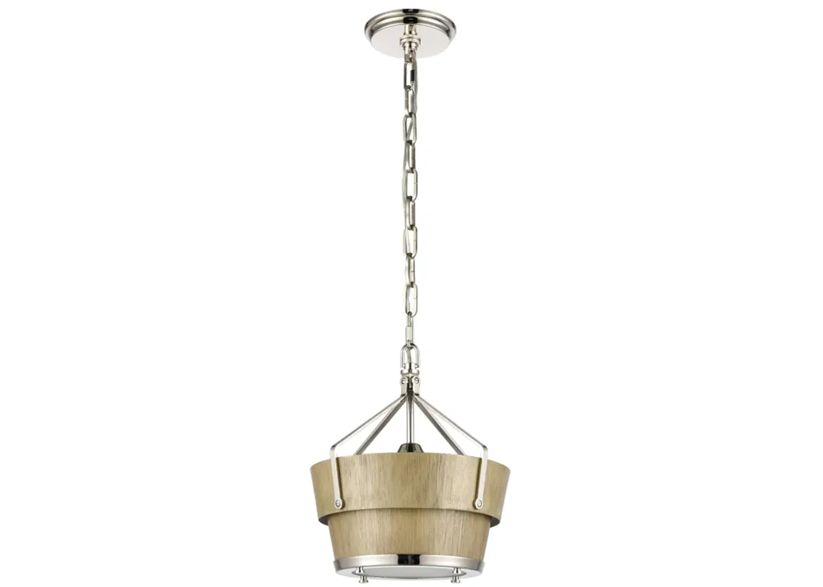 Marin 10.5'' Brown Wide 1-Light Pendant