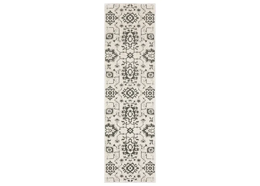 Intrigue 2'3" x 7'6" Ivory Rug