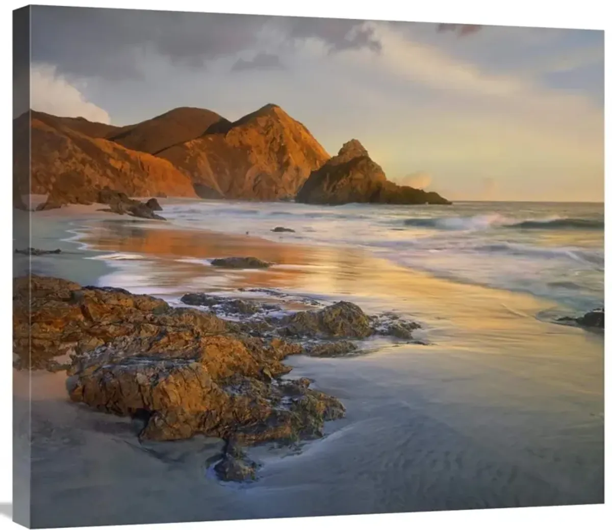 Bean Hollow Beach, Big Sur, California-Canvas Art-30x26.4