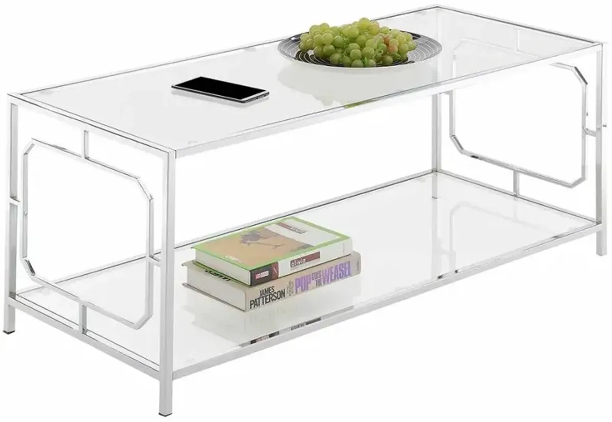 Convience Concept, Inc. Omega Chrome Coffee Table